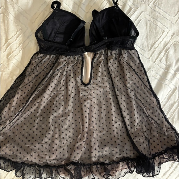 LaSenza - ruffled black bustier - Picture 4 of 4